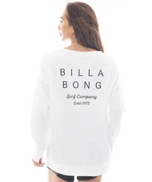 BILLABONG（ビラボン）の「BILLABONG レディース MORFY LOGO LS BOAT NECK TEE RASH 長袖ラッシュガード 【2025年春夏モデル】/ビラボン水陸両用長袖ラッシュガード(水着)（ラッシュガード）」
