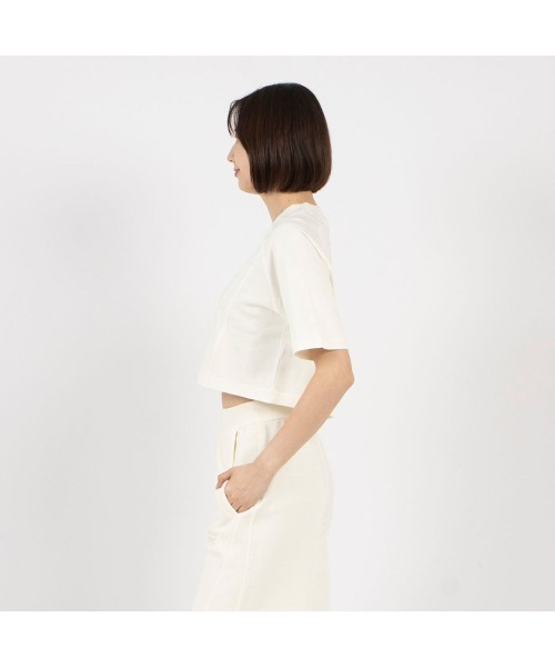 Reebok（リーボック）の「アイコン エレメンツ Tシャツ / ICON ELEMENTS TEE（Tシャツ/カットソー・レディース・ブラック/アイボリー・SMALL/MEDIUM/LARGE/X-LARGE）」の4枚目の写真