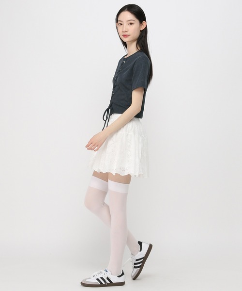3.3 Field Trip (3.3フィールドトリップ)の「3.3 Field Trip/ピグメント加工半袖(Tシャツ/カットソー・レディース・チャコール/ブルー・FREE)」の19枚目の写真