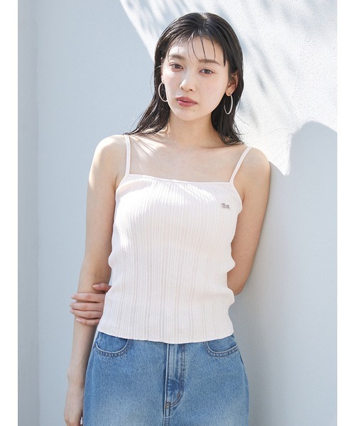SNIDEL - スナイデル　LACOSTE/キャミニットプルオーバー LACOSTE/キャミニットプルオーバー(ニット)｜トップス｜SNIDEL