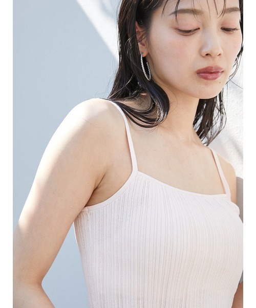 LACOSTE（ラコステ）の「LACOSTE/キャミニットプルオーバー（ニット/セーター・レディース・ブラック/ホワイト/グリーン/ピンク・FREE）」の9枚目の写真