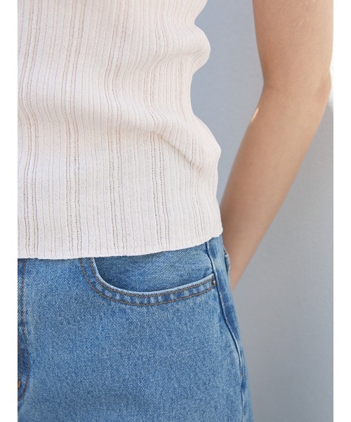 LACOSTE（ラコステ）の「LACOSTE/キャミニットプルオーバー（ニット/セーター・レディース・ブラック/ホワイト/グリーン/ピンク・FREE）」の11枚目の写真