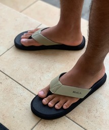 RVCA（ルーカ）の「RVCA メンズ ONSHORE BEACH SANDAL ファッションサンダル 【2025年夏モデル】/ルーカロゴビーサン（ビーチサンダル）（サンダル）」