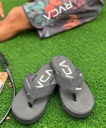 RVCA | RVCA メンズ ONSHORE BEACH SANDAL ファッションサンダル 【2025年夏モデル】/ルーカロゴビーサン(ビーチサンダル)(サンダル)
