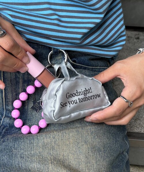 CIAOPANIC TYPY（チャオパニックティピー）の「【UNISEX】アソートミニバック付ビーズマルチチャーム（チャーム・レディース・パープル/レッド/ピンク/イエロー/オレンジ/ブルー/グリーン・ONE SIZE）」の6枚目の写真