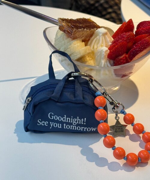 CIAOPANIC TYPY（チャオパニックティピー）の「【UNISEX】アソートミニバック付ビーズマルチチャーム（チャーム・レディース・パープル/レッド/ピンク/イエロー/オレンジ/ブルー/グリーン・ONE SIZE）」の7枚目の写真