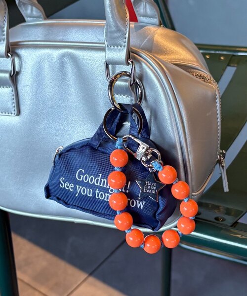 CIAOPANIC TYPY（チャオパニックティピー）の「【UNISEX】アソートミニバック付ビーズマルチチャーム（チャーム・レディース・パープル/レッド/ピンク/イエロー/オレンジ/ブルー/グリーン・ONE SIZE）」の15枚目の写真