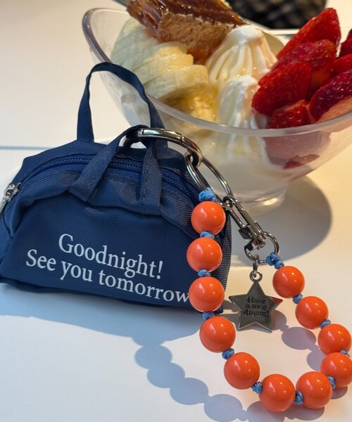 CIAOPANIC TYPY（チャオパニックティピー）の「【UNISEX】アソートミニバック付ビーズマルチチャーム（チャーム・レディース・パープル/レッド/ピンク/イエロー/オレンジ/ブルー/グリーン・ONE SIZE）」の12枚目の写真