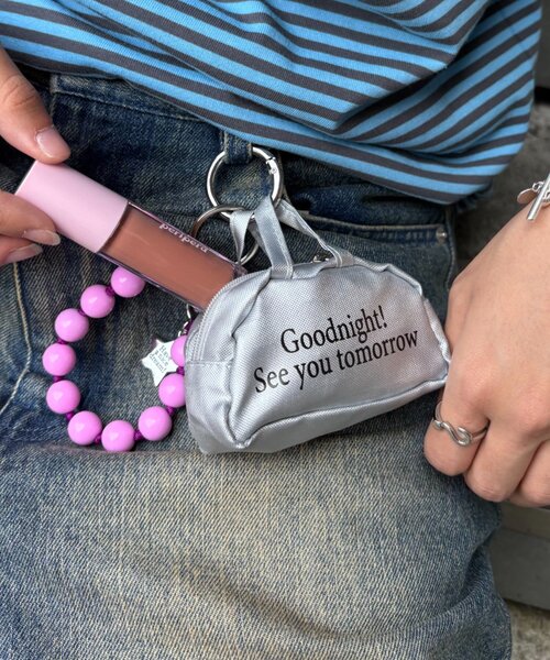 CIAOPANIC TYPY（チャオパニックティピー）の「【UNISEX】アソートミニバック付ビーズマルチチャーム（チャーム・レディース・パープル/レッド/ピンク/イエロー/オレンジ/ブルー/グリーン・ONE SIZE）」の8枚目の写真