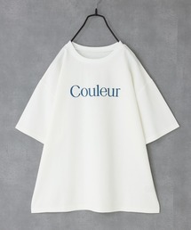 【接触冷感・UVカット・汗じみ防止】ひんやり半袖ロゴプリントTシャツ