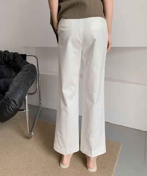 DECADE CLASSIC（ディケイド クラシック）の「ゆったりパンツ（チノパンツ・レディース・ホワイト/ブラック・MEDIUM/LARGE/SMALL）」の7枚目の写真