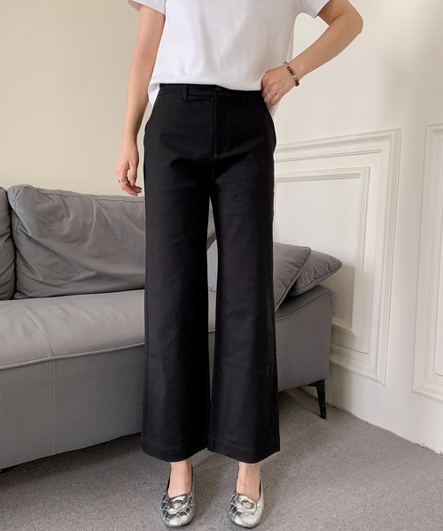 DECADE CLASSIC（ディケイド クラシック）の「ゆったりパンツ（チノパンツ・レディース・ホワイト/ブラック・MEDIUM/LARGE/SMALL）」の10枚目の写真
