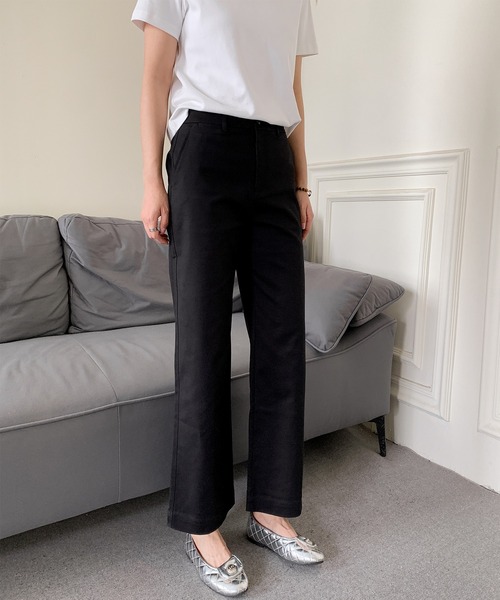 DECADE CLASSIC（ディケイド クラシック）の「ゆったりパンツ（チノパンツ・レディース・ホワイト/ブラック・MEDIUM/LARGE/SMALL）」の12枚目の写真