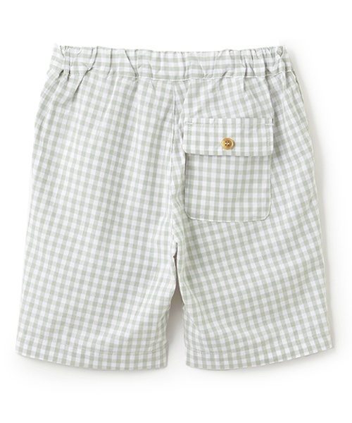 petit main（プティマイン）の「【リンク】チェックハーフパンツ(キッズ)（その他パンツ・キッズ・ライトグレー/ライトグリーン/アイボリー・90cm/110cm/120cm/80ｃｍ/100cm/130cm）」の7枚目の写真