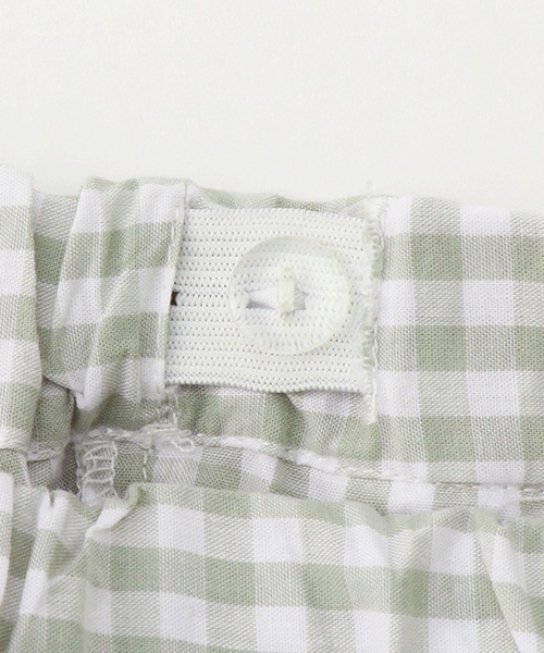 petit main（プティマイン）の「【リンク】チェックハーフパンツ(キッズ)（その他パンツ・キッズ・ライトグレー/ライトグリーン/アイボリー・90cm/110cm/120cm/80ｃｍ/100cm/130cm）」の9枚目の写真