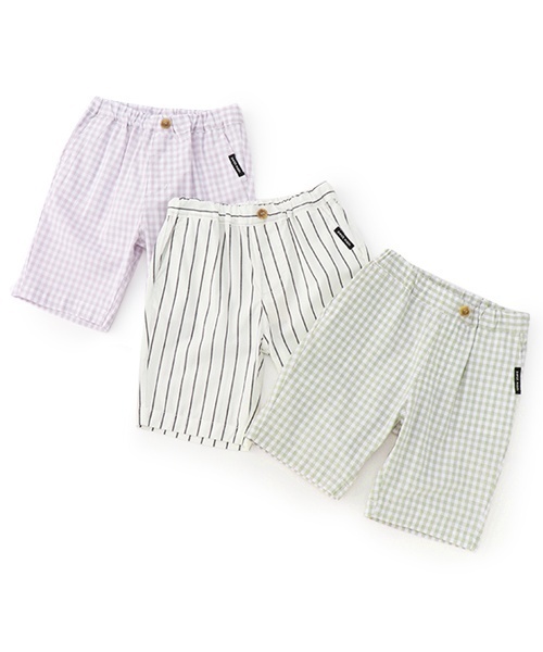 petit main（プティマイン）の「【リンク】チェックハーフパンツ(キッズ)（その他パンツ・キッズ・ライトグレー/ライトグリーン/アイボリー・90cm/110cm/120cm/80ｃｍ/100cm/130cm）」の15枚目の写真