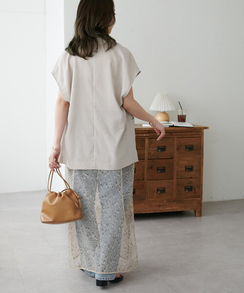 MIX糸メッシュキャミワンピース（ワンピース）｜DISCOAT（ディスコート