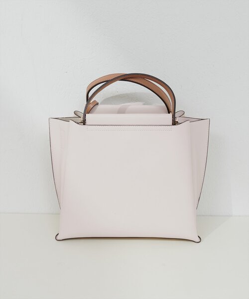 natural couture（ナチュラルクチュール）の「２ＷＡＹハンドバッグ（ショルダーバッグ・レディース・ブラック/グレー/アイボリー・FREE）」の8枚目の写真