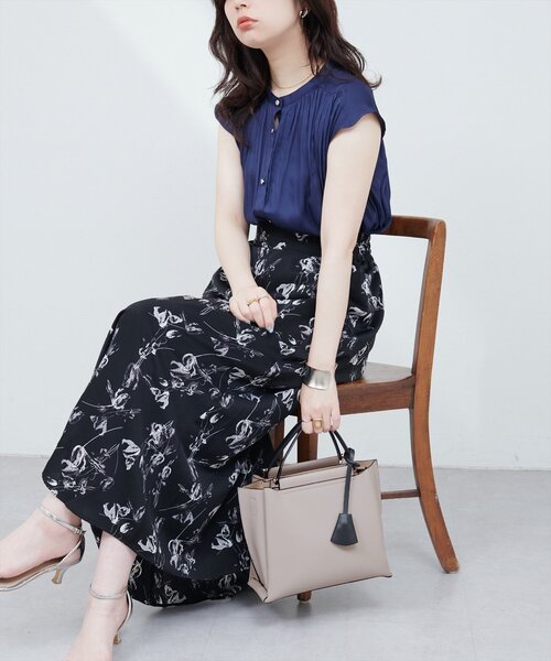 natural couture（ナチュラルクチュール）の「２ＷＡＹハンドバッグ（ショルダーバッグ・レディース・ブラック/グレー/アイボリー・FREE）」の14枚目の写真