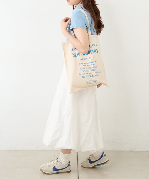 BIRTHDAY BAR(バースデイバー)の「コレクターズサック トートバッグ(トートバッグ・レディース・アイボリー/ブラック/ホワイト/ブルー系その他・0)」の14枚目の写真