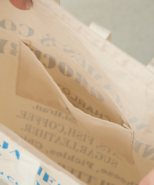 BIRTHDAY BAR(バースデイバー)の「コレクターズサック トートバッグ(トートバッグ・レディース・アイボリー/ブラック/ホワイト/ブルー系その他・0)」の10枚目の写真