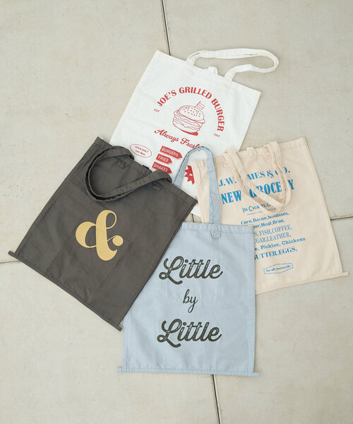 BIRTHDAY BAR(バースデイバー)の「コレクターズサック トートバッグ(トートバッグ・レディース・アイボリー/ブラック/ホワイト/ブルー系その他・0)」の5枚目の写真