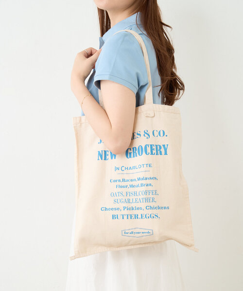 BIRTHDAY BAR(バースデイバー)の「コレクターズサック トートバッグ(トートバッグ・レディース・アイボリー/ブラック/ホワイト/ブルー系その他・0)」の21枚目の写真