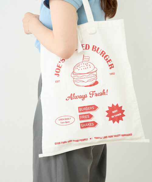 BIRTHDAY BAR(バースデイバー)の「コレクターズサック トートバッグ(トートバッグ・レディース・アイボリー/ブラック/ホワイト/ブルー系その他・0)」の20枚目の写真