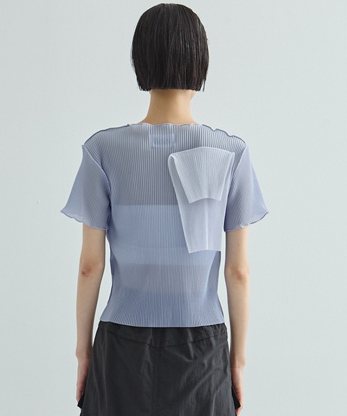 kotohayokozawa STUDIOUS シアーショートスリーブトップス セール】【kotohayokozawa/コトハヨコザワ】《STUDIOUS別注》SHEER