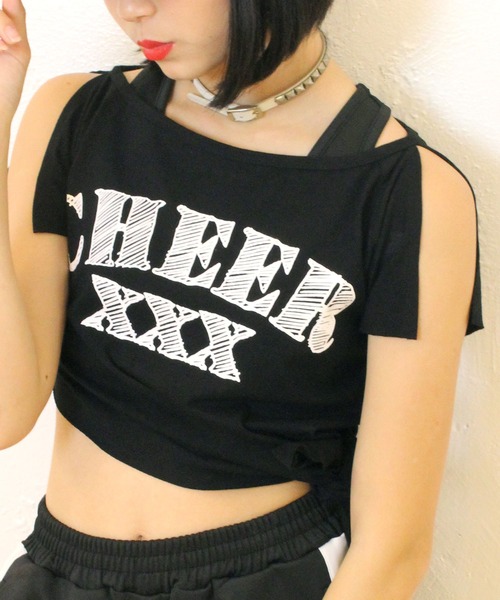 cheer専用の送料決済用 セール】脇縛りショート丈トップス（Tシャツ/カットソー