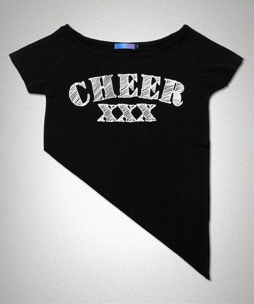 CHEER(チアー)の「脇縛りショート丈トップス(Tシャツ/カットソー・レディース・ホワイト/ブラック・L/S/M)」の10枚目の写真