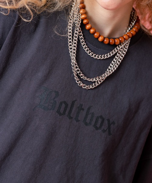 a.p.o.v.(エーピーオービー)の「a.p.o.v. ストリートフォントロゴオーバーサイズTシャツ(Tシャツ/カットソー・メンズ・ホワイト/ブラック/グレー・ONESIZE)」の9枚目の写真
