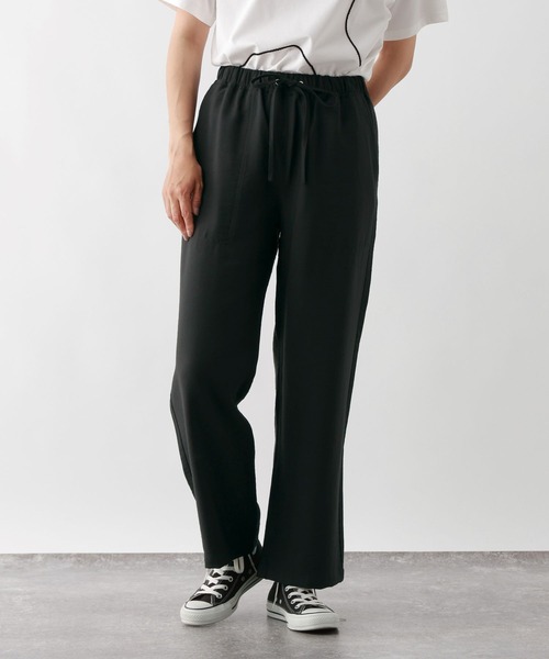 FOUND GOOD（ファウンドグッド）の「セイリョウイージーパンツ（その他パンツ・レディース・オレンジ系5/ブルー系5/グレー系8/アイボリー/ブラック/グリーン系8・L/S/M）」の9枚目の写真