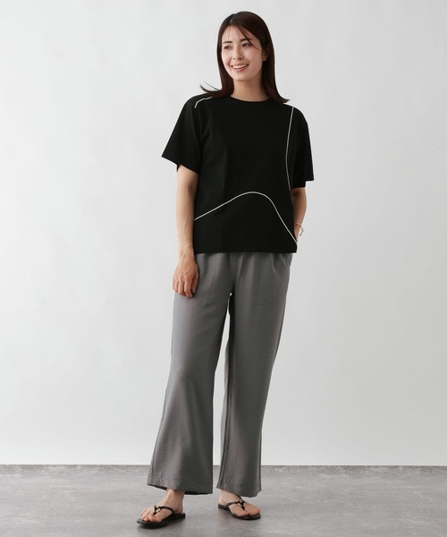 FOUND GOOD（ファウンドグッド）の「セイリョウイージーパンツ（その他パンツ・レディース・オレンジ系5/ブルー系5/グレー系8/アイボリー/ブラック/グリーン系8・L/S/M）」の11枚目の写真