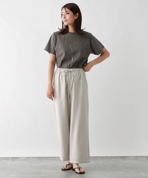 FOUND GOOD（ファウンドグッド）の「セイリョウイージーパンツ（その他パンツ・レディース・オレンジ系5/ブルー系5/グレー系8/アイボリー/ブラック/グリーン系8・L/S/M）」の15枚目の写真