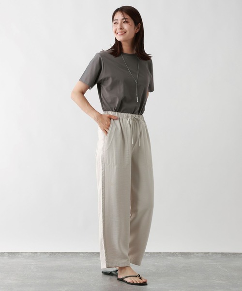 FOUND GOOD（ファウンドグッド）の「セイリョウイージーパンツ（その他パンツ・レディース・オレンジ系5/ブルー系5/グレー系8/アイボリー/ブラック/グリーン系8・L/S/M）」の16枚目の写真