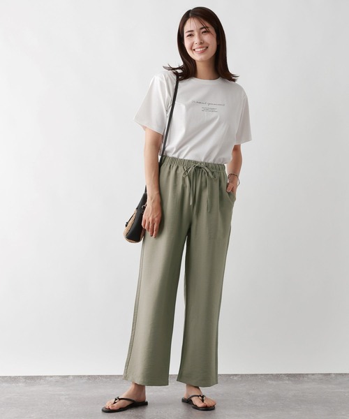 FOUND GOOD（ファウンドグッド）の「セイリョウイージーパンツ（その他パンツ・レディース・オレンジ系5/ブルー系5/グレー系8/アイボリー/ブラック/グリーン系8・L/S/M）」の19枚目の写真