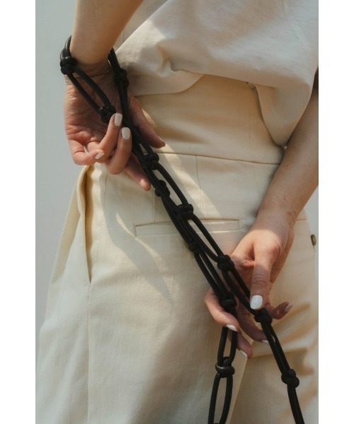 Knuth Marf（クヌースマーフ）の「chain design stitch bag（ハンドバッグ・レディース・その他・FREE）」の4枚目の写真