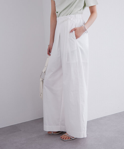 パンツ Der SAMMLER solo MYSTIC WALTER PANTS M セール】ハイウエストラップパンツ（その他パンツ）｜mystic