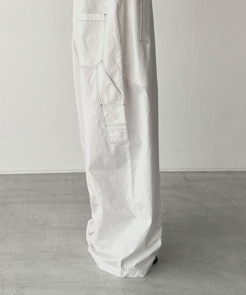 CANAL JEAN(キャナルジーン)の「El mar コットンVネックサロペット(サロペット/オーバーオール・レディース・チャコールグレー/ホワイト・ONE SIZE)」の13枚目の写真