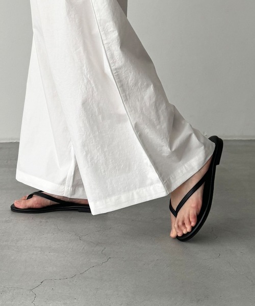 CANAL JEAN(キャナルジーン)の「El mar コットンVネックサロペット(サロペット/オーバーオール・レディース・チャコールグレー/ホワイト・ONE SIZE)」の14枚目の写真