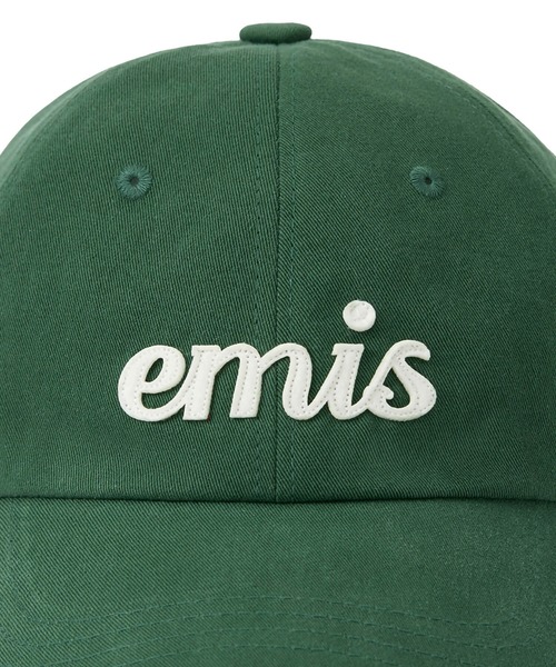 キャップ ^EMIS^ APPLIQUE BALL CAPKHAKI m1037_1334694 APPLIQUE BALL CAP-YELLOW - EMIS