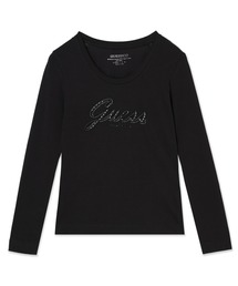 Guess | CN Ls Embro Script Logo Tee 長袖Tシャツ(Tシャツ/カットソー)