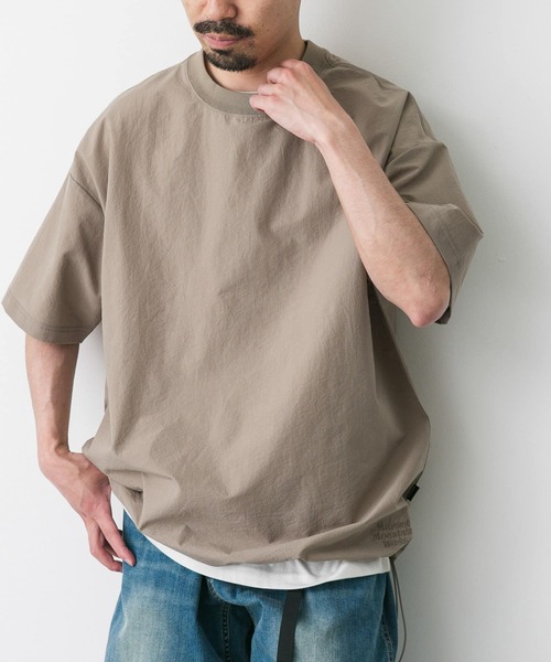 MARMOT（マーモット）の「『別注』Marmot×DOORS　DotAir drawstring T-shirts（Tシャツ/カットソー・メンズ・ブラック/ベージュ/チャコールグレー・X-LARGE/LARGE/MEDIUM）」の4枚目の写真