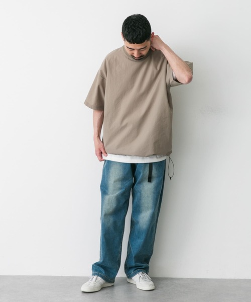 MARMOT（マーモット）の「『別注』Marmot×DOORS　DotAir drawstring T-shirts（Tシャツ/カットソー・メンズ・ブラック/ベージュ/チャコールグレー・X-LARGE/LARGE/MEDIUM）」の6枚目の写真