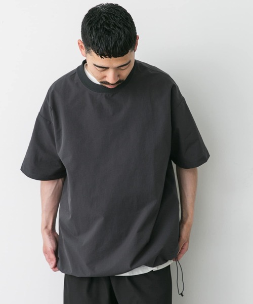 MARMOT（マーモット）の「『別注』Marmot×DOORS　DotAir drawstring T-shirts（Tシャツ/カットソー・メンズ・ブラック/ベージュ/チャコールグレー・X-LARGE/LARGE/MEDIUM）」の8枚目の写真