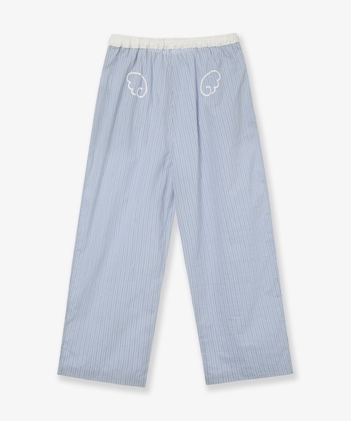 AEAE Pajama Lounge Pants チェック柄 M Blue & Black Checkered Comfortable Soft Lounge Pajama Pants