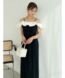 SNIDEL | パフスリワンピース(ワンピース)