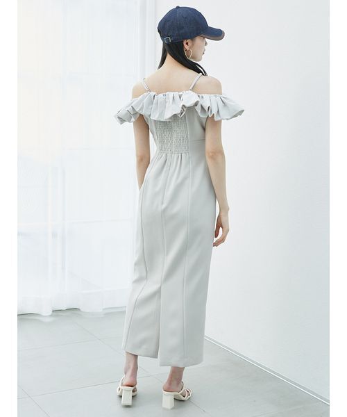 SNIDEL（スナイデル）の「パフスリワンピース（ワンピース・レディース・アイボリー/ブラック/ピンクベージュ・0/1）」の17枚目の写真