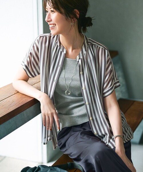 23区（ニジュウサンク）の「ナローリングトップ ネックレス（ネックレス・レディース・ゴールド系/シルバー系・F）」の3枚目の写真
